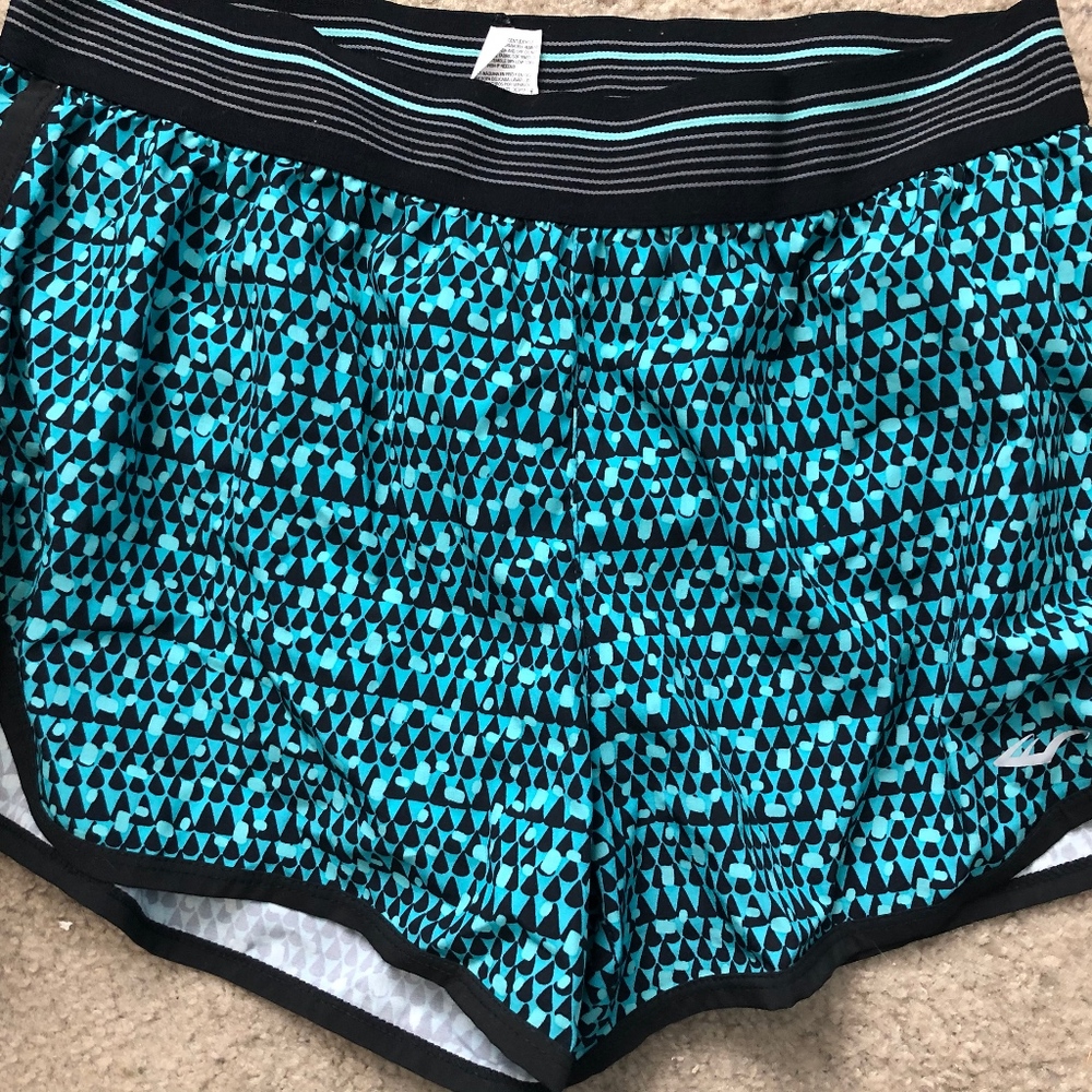 blue gym shorts